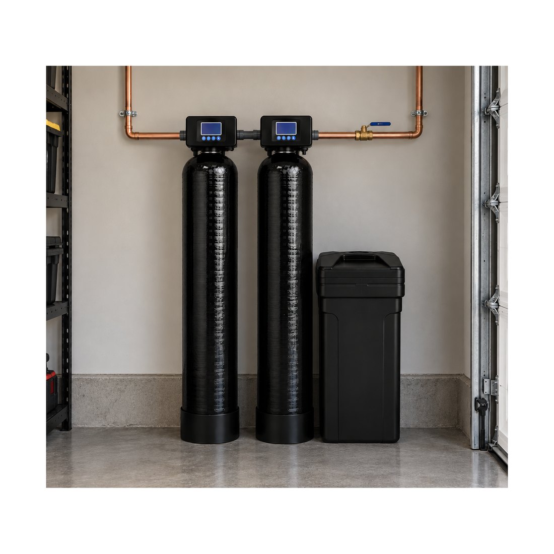 Dual Tank Well Water Iron Breaker AIO + Softener thumbnail 2